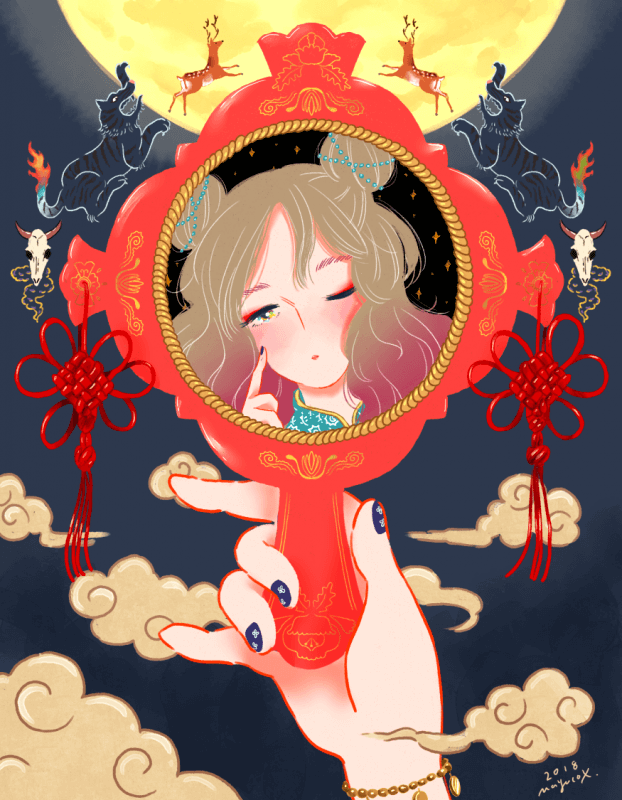 眠らぬ乙女の鏡